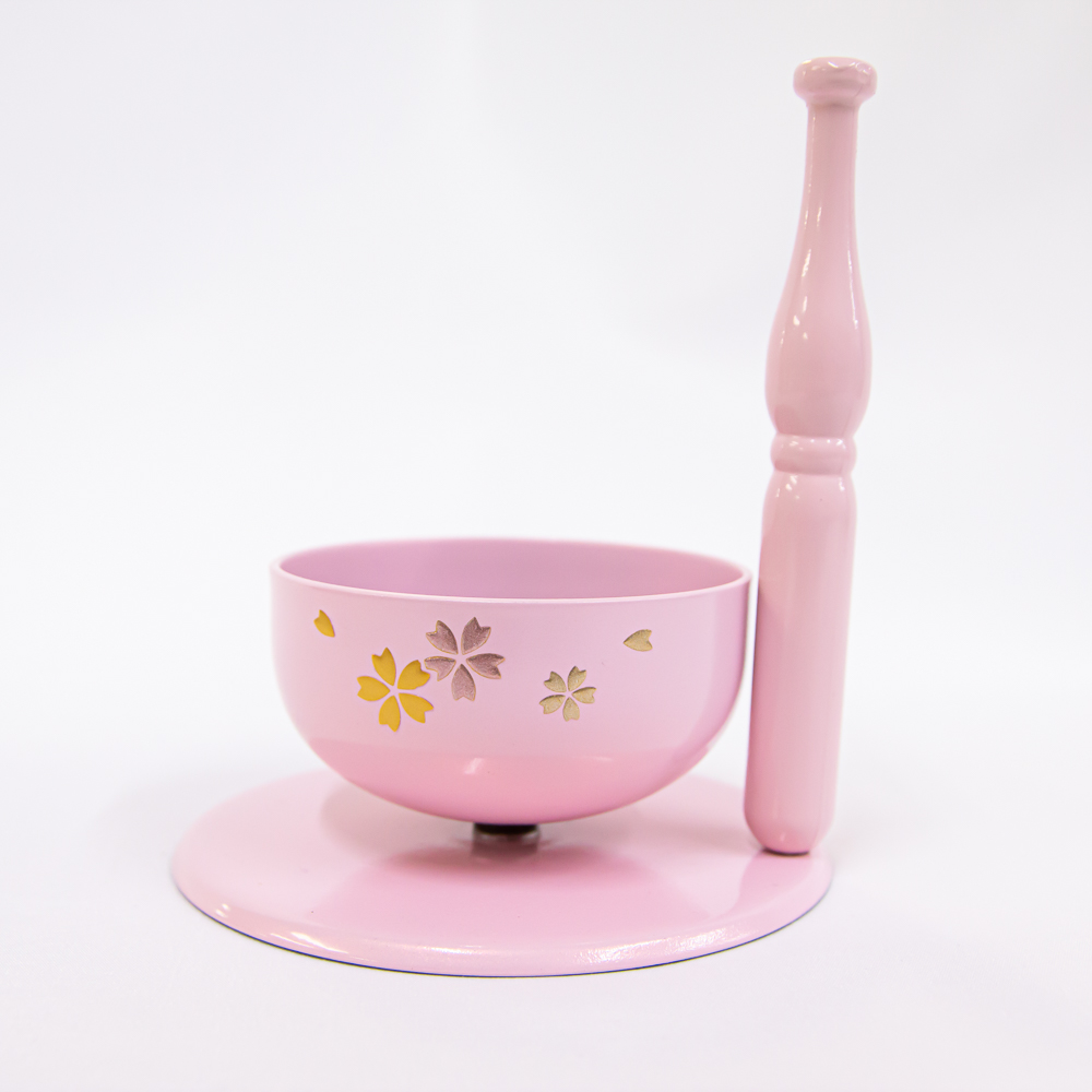 彩音鈴セット ピンク桜 9.5cm×4.5cm 創価学会仏具 | 【公式】創価学会
